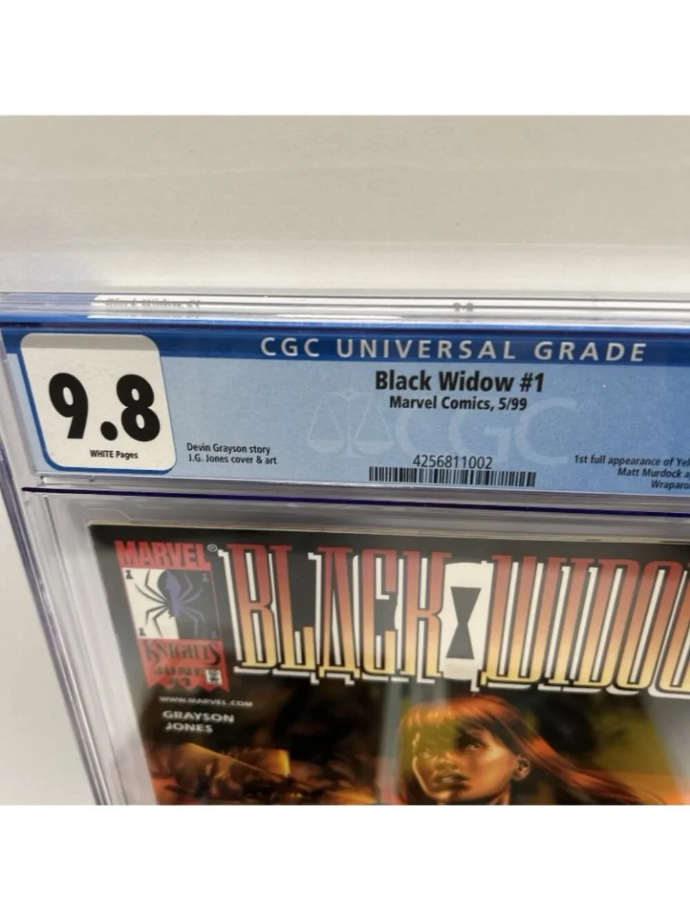Black Widow #1 CGC 9.8 1st Appearance Of Yelena Belova Thunderbolts Jones Key